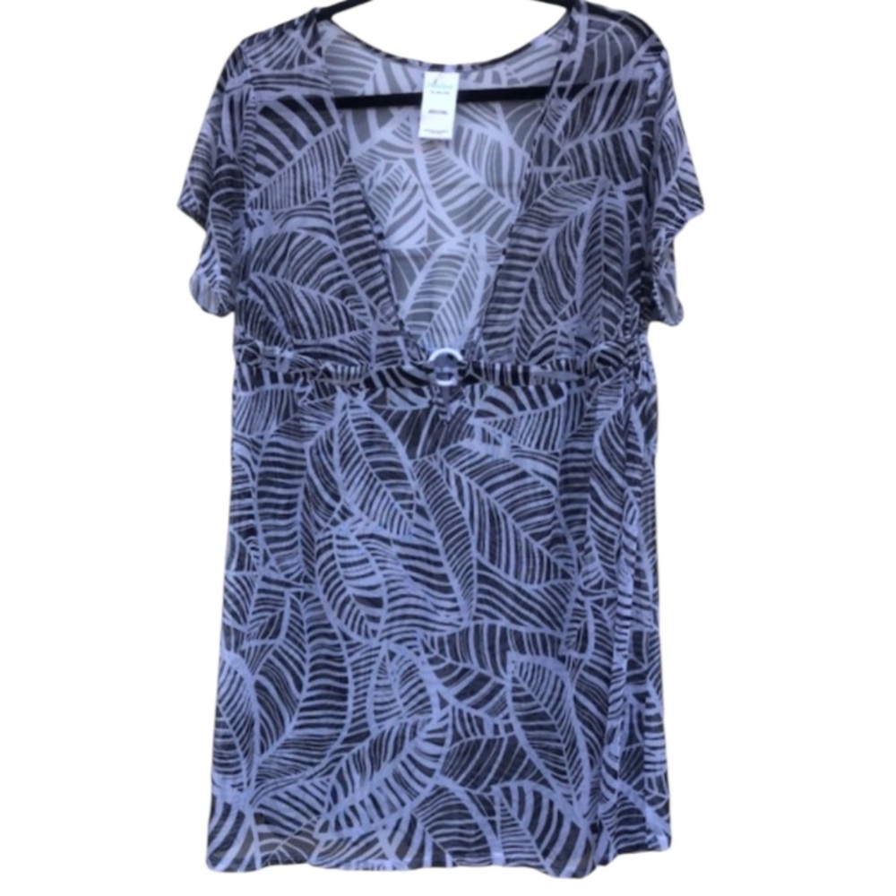 Catalina swim cover dress sheer mesh 2X 18W 20W